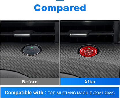 For 2021-2024 Mach-E 303 One-Click Start Carbon Fiber Cover