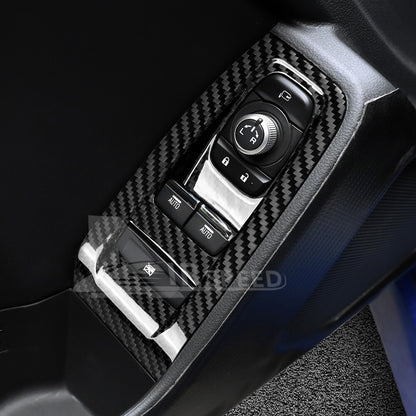 REAL HARD Carbon Fiber Window Control Button Cover For Subaru BRZ GR86 21-23 - detail view 5