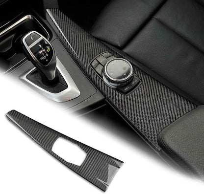 For 14-18 BMW F30 M3 F80 LHD Black Carbon Media Panel Trim - product view