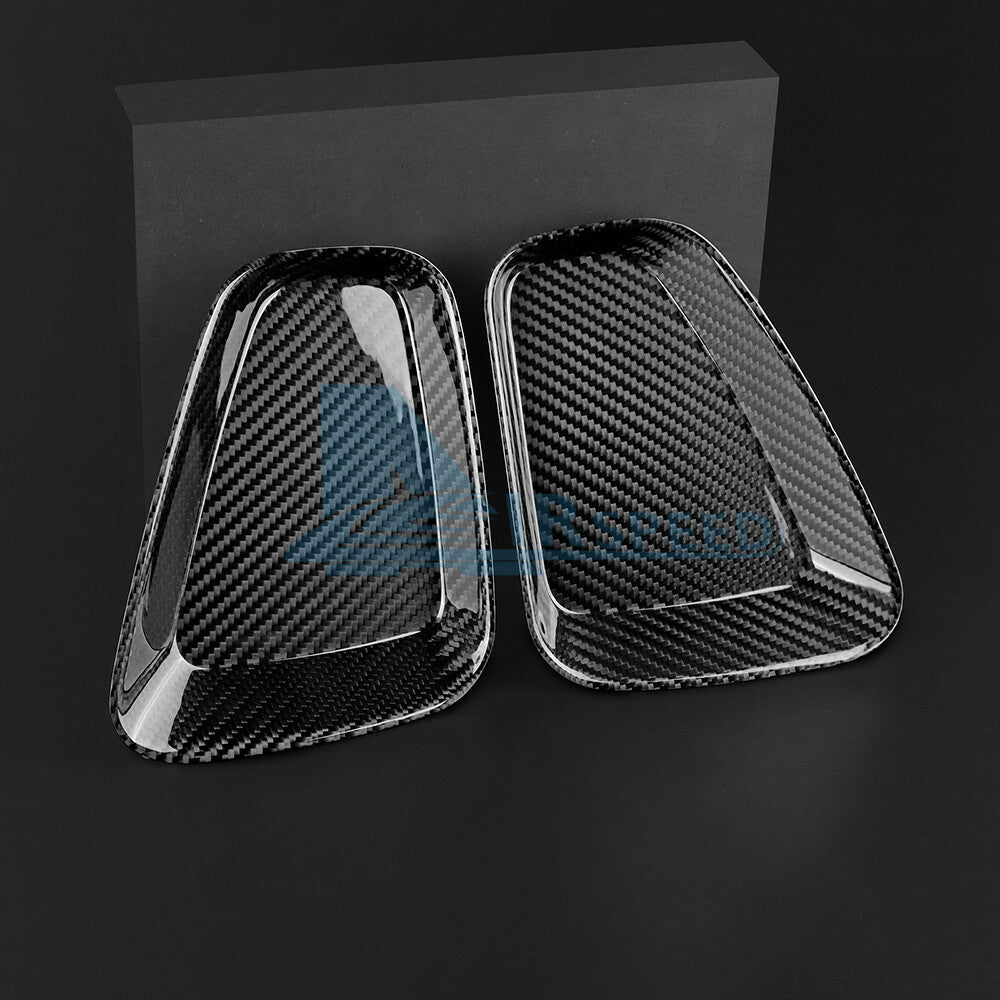 Real Hard Carbon Fiber Tail light Center Cover For Fiat 500 Abarth 595 695 17-23 - detail view 8