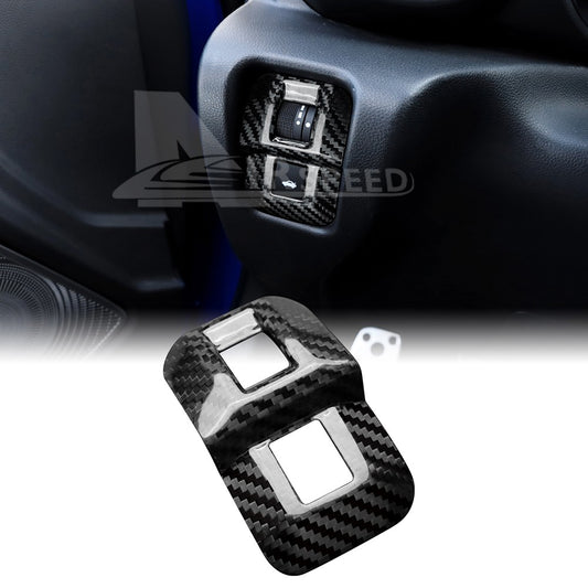 Trunk Switch Frame Cover Hard Carbon Fiber for Subaru BRZ Toyota GR86 2022-2025 - product view