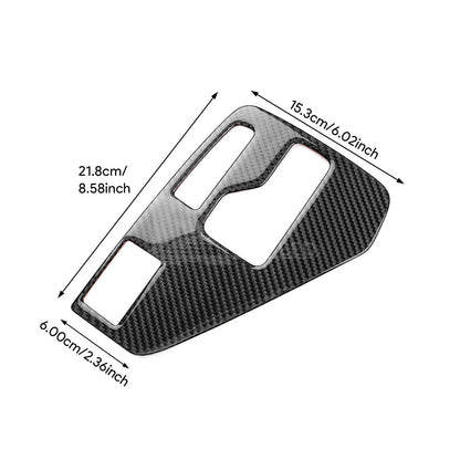 Carbon Fiber Gear Shift Panel Cover for Subaru Crosstrek Impreza 2024-2025（U.S. Stock）