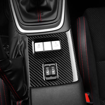 Car Center Seat Heating Button Cover Carbon Fiber for Subaru BRZ GR86 2021-2026 - detail view 6