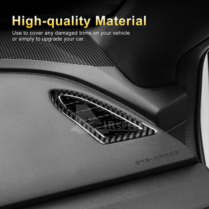 Black Air Outlet Side Defogger REAL HARD Carbon Fiber For Subaru WRX STI 22-2023 - detail view 4