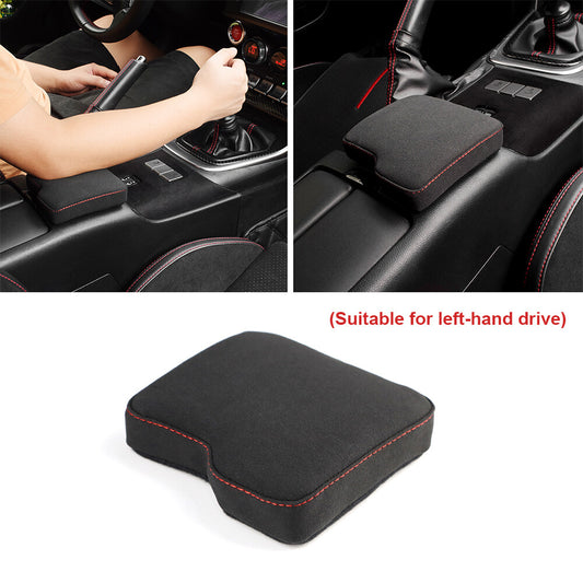 For Toyota GR86 Subaru BRZ 2021-23 Center Console Armrest Pad Suede Red Thread - FREE GIFT