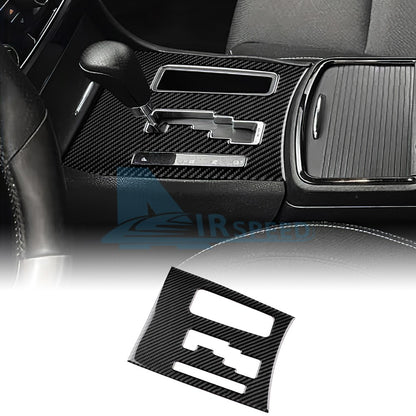 Interior Gear Shift Panel Cover For Chrysler 300/300C 11-14 Real Carbon Fiber（U.S. Stock）