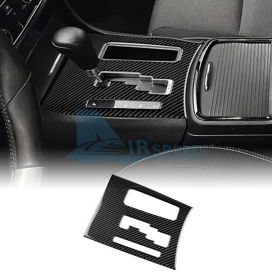 Interior Gear Shift Panel Cover For Chrysler 300/300C 11-14 Real Carbon Fiber（U.S. Stock）