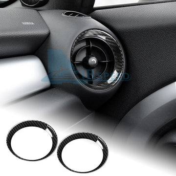 For Mini R55 R56 2007-2013 R57 2009-2010 REAL HARD Carbon Air Vent Outlet Cover