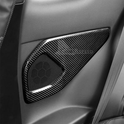 For Subaru BRZ Toyota GR86 2021-2023 Rear Audio Frame Cover HARD Carbon Fiber - detail view 5