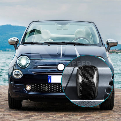 Roof Wiper Protrusion Cover Carbon Fiber For FIAT 500 Abarth 595 695 2008-2024 - detail view 7