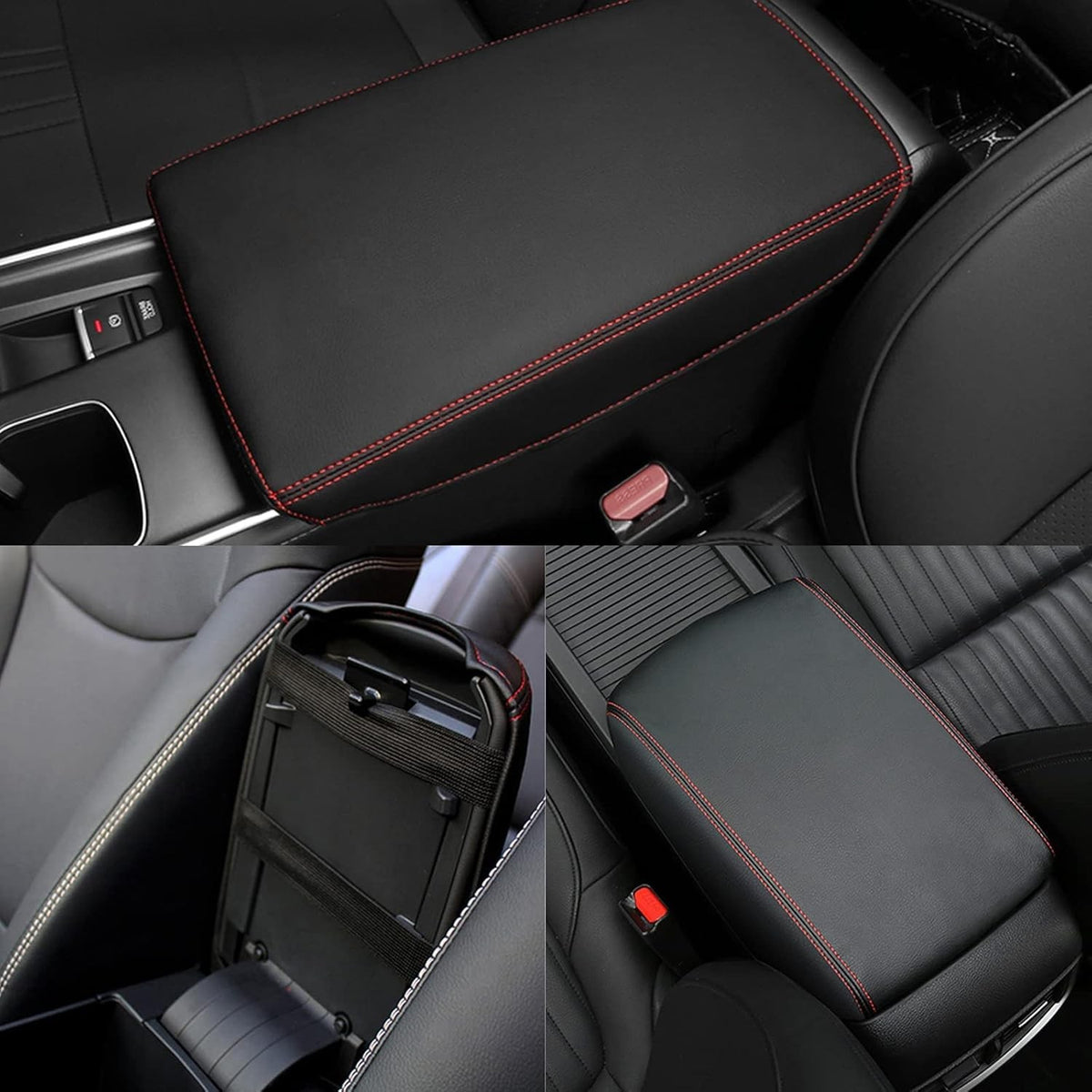 Center Console Armrest Cover Trim Leather for Toyota Camry 2012-2015 2016-2017 - FREE GIFT