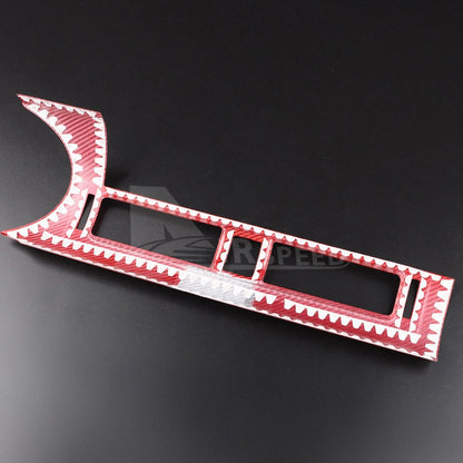RED HARD Carbon Fiber Center Air Vent Outlet Cover For Toyota GR86 BRZ 2021-2025 - detail view 9