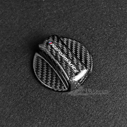 For BMW E90 E91 F10 F12 F48 G01 G30 Fuel Gas Tank Filler Cap Cover Carbon Fiber - detail view 8