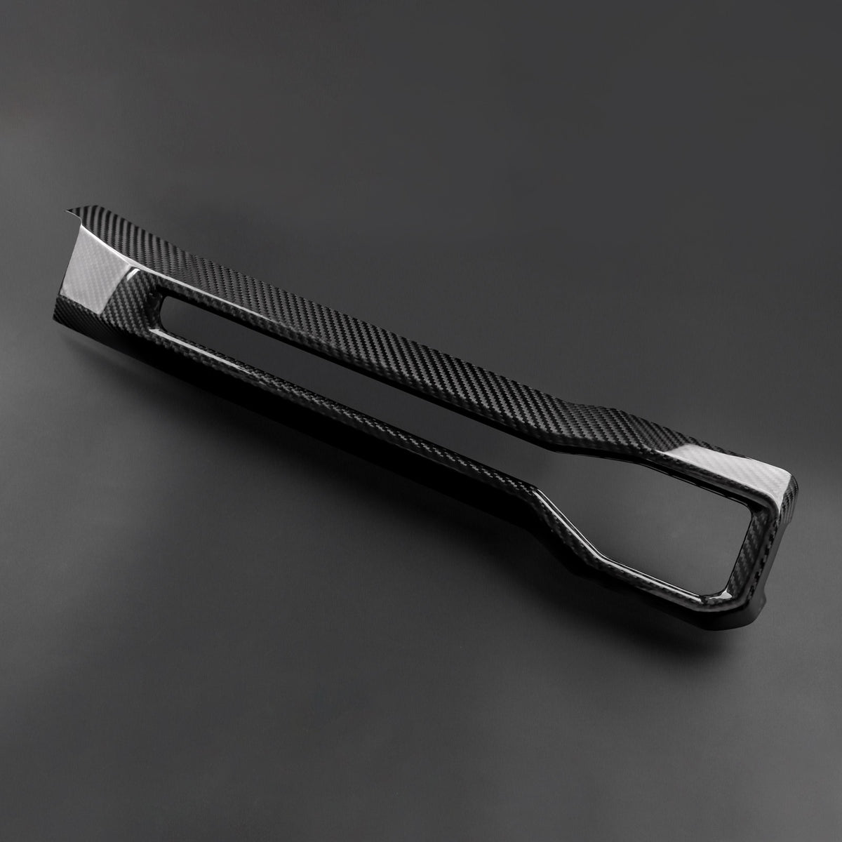 HARD Carbon Fiber Passenger Air Outlet Frame Cover for Ford Mustang 2024-2027