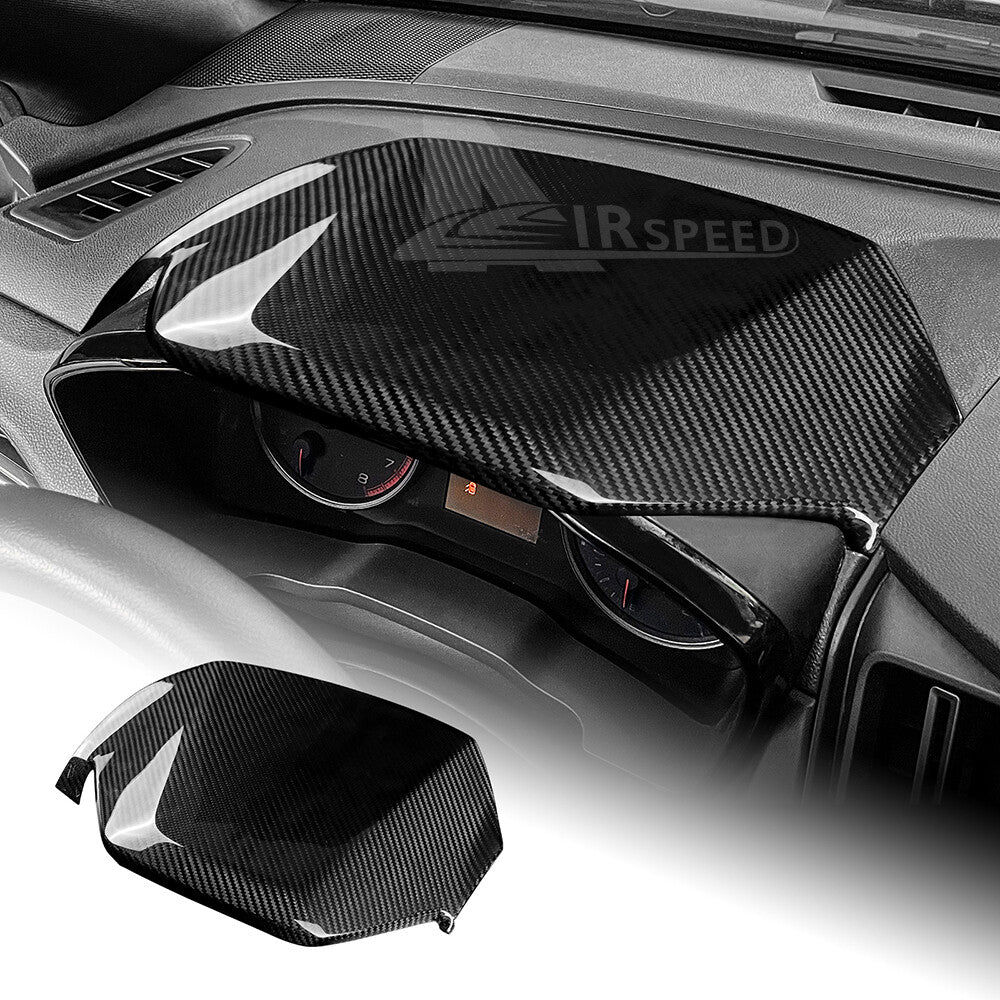 For Subaru Crosstrek 2023-2024 REAL HARD Carbon Fiber Speedometer Cluster Cover - product view
