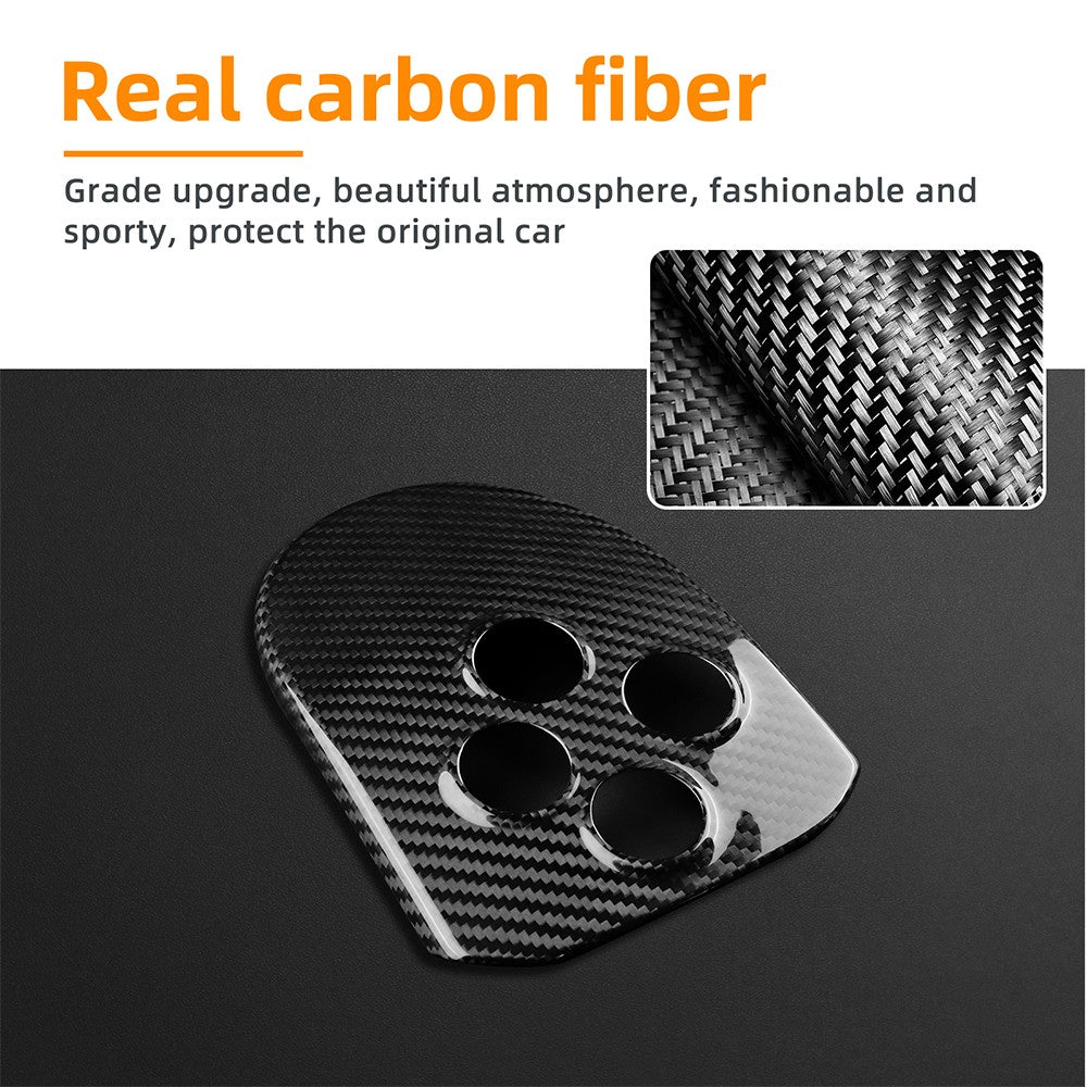 For Alfa Romeo 4C 2014-2020 Car Center Automatic Gear Shift Button Panel Cover - detail view 5