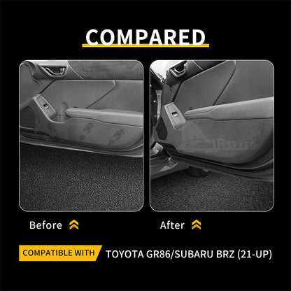 For Subaru BRZ 2021-2023 Toyota GR86 Door Anti-Kick Pad Mat Protection Leather - FREE GIFT