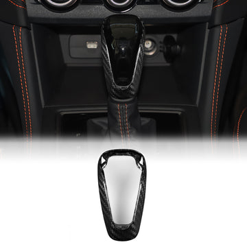Carbon Fiber Gear Shift Knob Cover Trim for Subaru XV Forester Impreza Outback