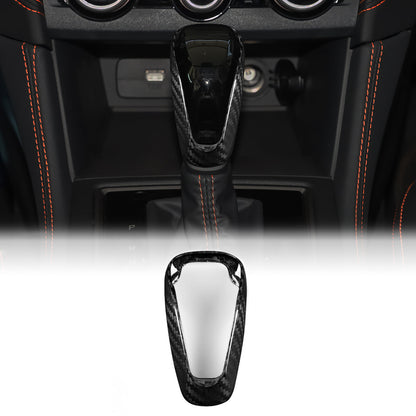 Carbon Fiber Gear Shift Knob Cover Trim for Subaru XV Forester Impreza Outback - product view