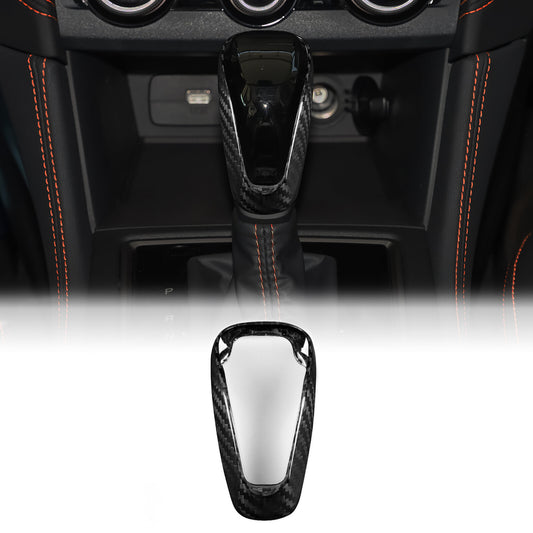 Carbon Fiber Gear Shift Knob Cover Trim for Subaru XV Forester Impreza Outback - product view