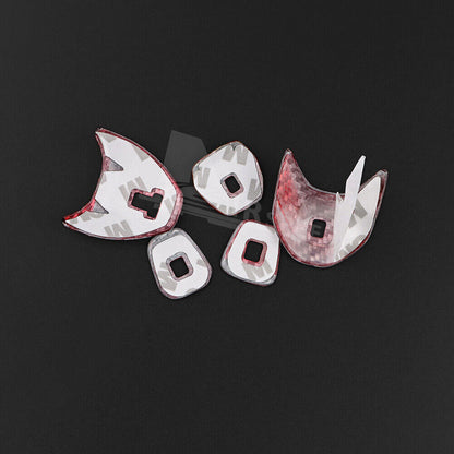 Red Carbon Fiber Center Gear Shift Button Cover Real  For Corvette C8 2020-2023