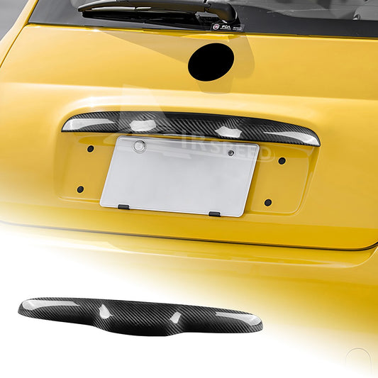 For FIAT 500 08-23 Abarth 595 12-23 Car Trunk Switch Strip Cover Carbon Fiber - product view