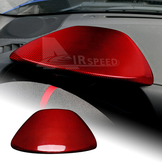Red Dashboard Speedometer Cover REAL HEDA Carbon Fiber For Subaru BRZ GR86 21-23 - product view