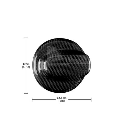 For MINI R55 2007-2014 R56 2006-2013 REAL CARBON FIBER Fuel Tank Gas Cover Caps - detail view 4