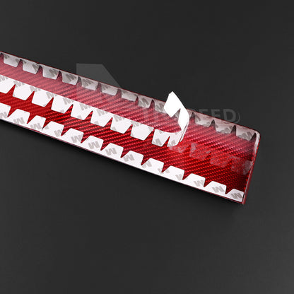 For Subaru WRX 23-24 Passenger Front Dashboard Cover REAL HARD Carbon Fiber RED - detail view 8