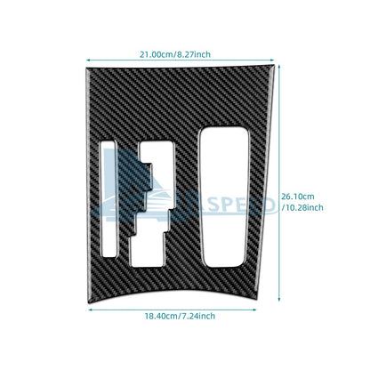 Interior Gear Shift Panel Cover For Chrysler 300/300C 11-14 Real Carbon Fiber（U.S. Stock）
