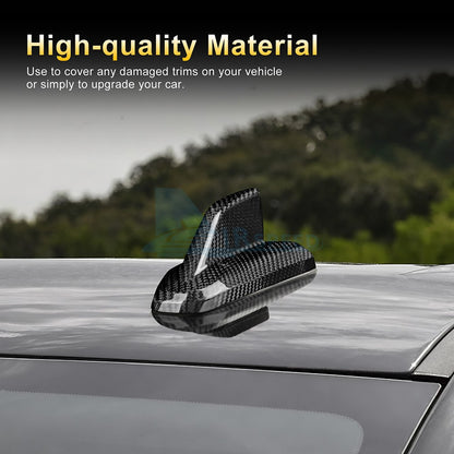 For Chevy Silverado Tahoe Suburban 2019-2024 HARD Carbon Fiber Car Atenna Cover