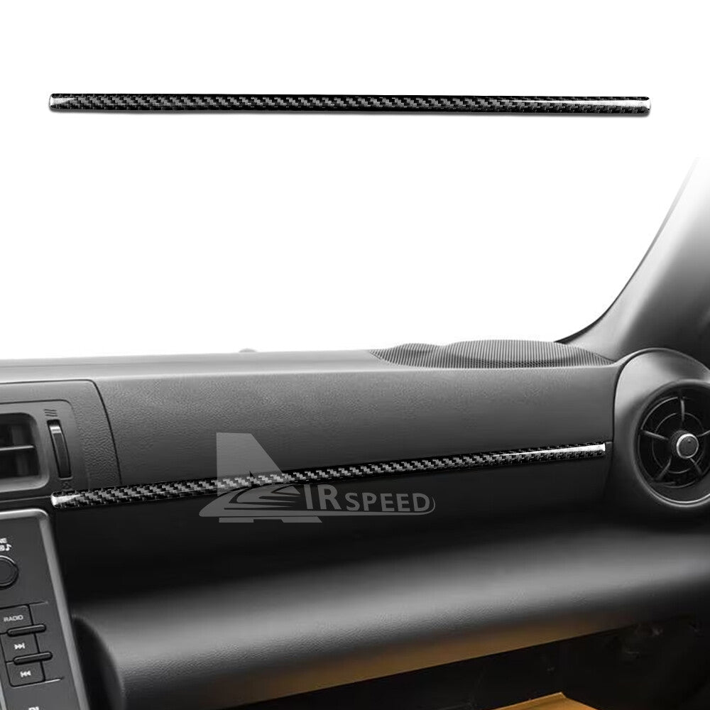 Passenger Copilot Strip Fit For Subaru BRZ GR86 2021-2023 REAL HARD Carbon Fiber - product view