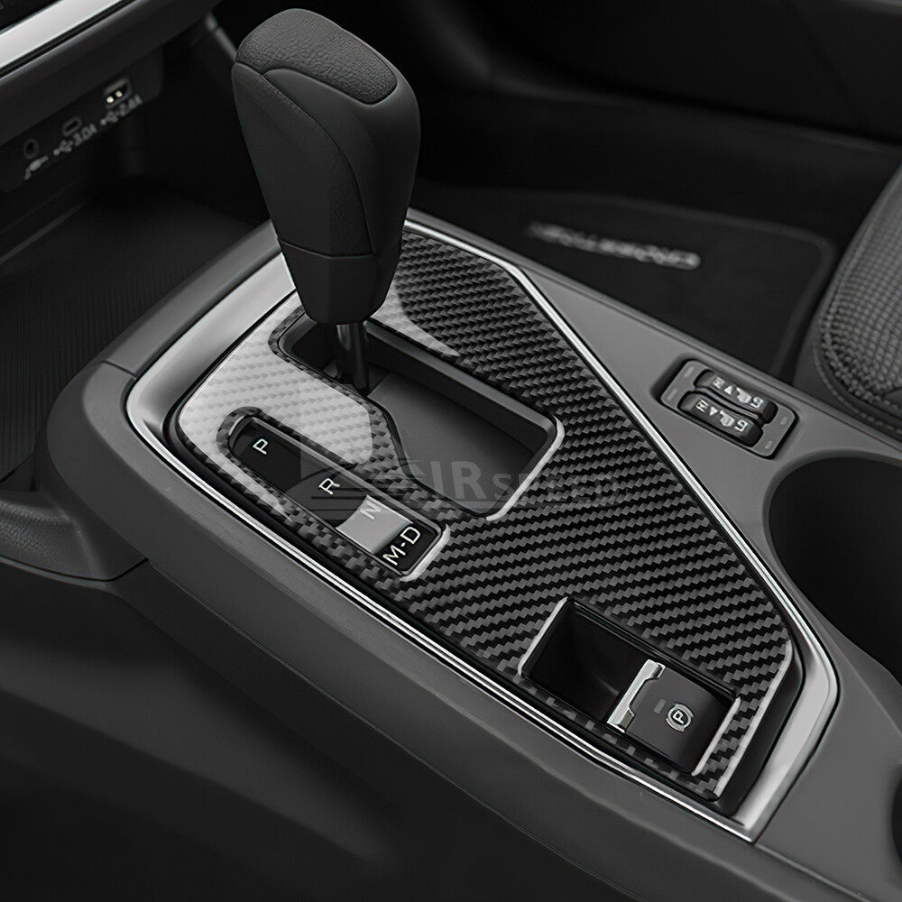 Carbon Fiber Gear Shift Panel Cover for Subaru Crosstrek Impreza 2024-2025（U.S. Stock）