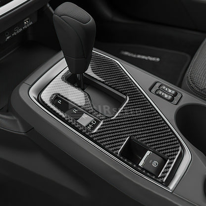 Carbon Fiber Gear Shift Panel Cover for Subaru Crosstrek Impreza 2024-2025（U.S. Stock）