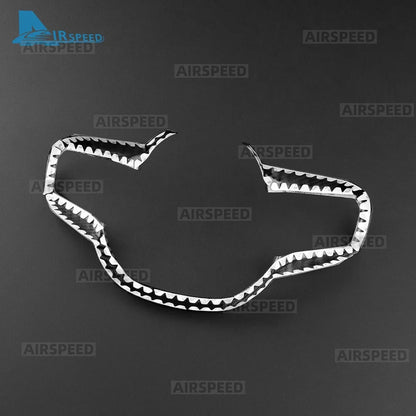 BMW X3 G45 25-26 Steering Wheel Button Frame Black Dry Carbon Fiber - detail view 5