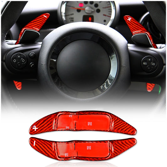 Carbon Fiber Steering Wheel Paddle Shifter For Mini R55 R56 R57 R58 R59 R60 R61 - product view