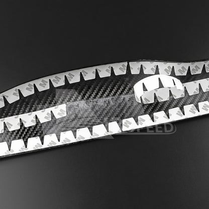 For FIAT 500 08-23 Abarth 595 12-23 Car Trunk Switch Strip Cover Carbon Fiber - detail view 11