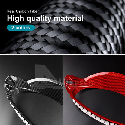 For Subaru BRZ Toyota GR86 2021-2025 Speedometer Cover RED HARD Carbon Fiber - detail view 4