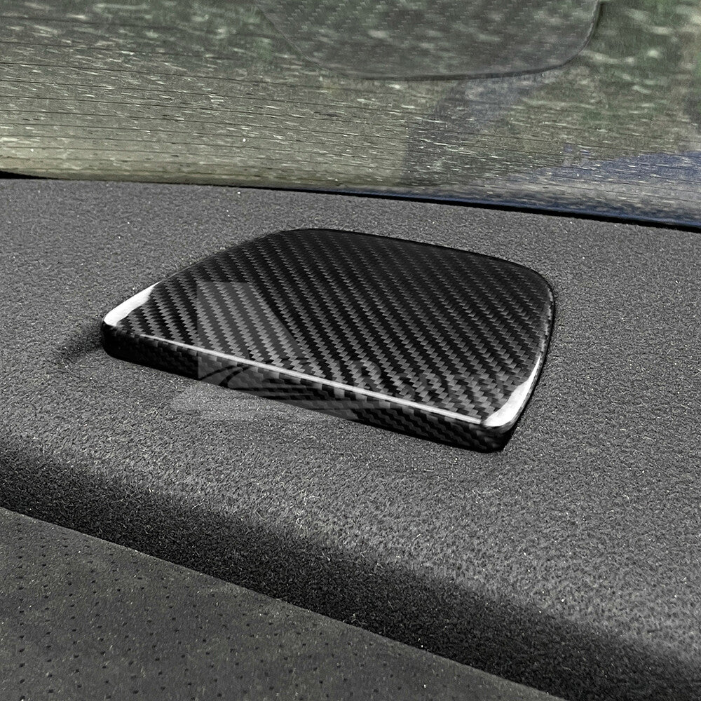 For Subaru BRZ GR86 2021-2023 Rear Seat Upper Cover REAL HARD Carbon Fiber BLACK - detail view 5