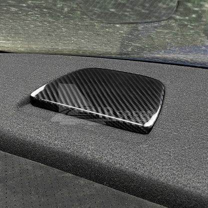 For Subaru BRZ GR86 2021-2023 Rear Seat Upper Cover REAL HARD Carbon Fiber BLACK - detail view 5