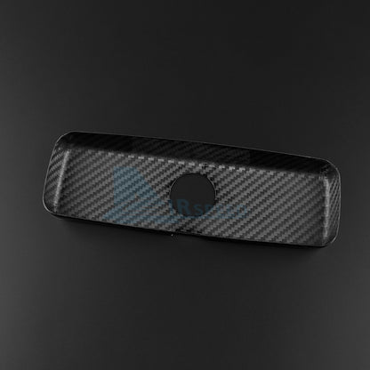 Interior Rear View Mirror Cover Carbon Fiber for Fiat 500 Abarth 595/695 2017-23 - detail view 11