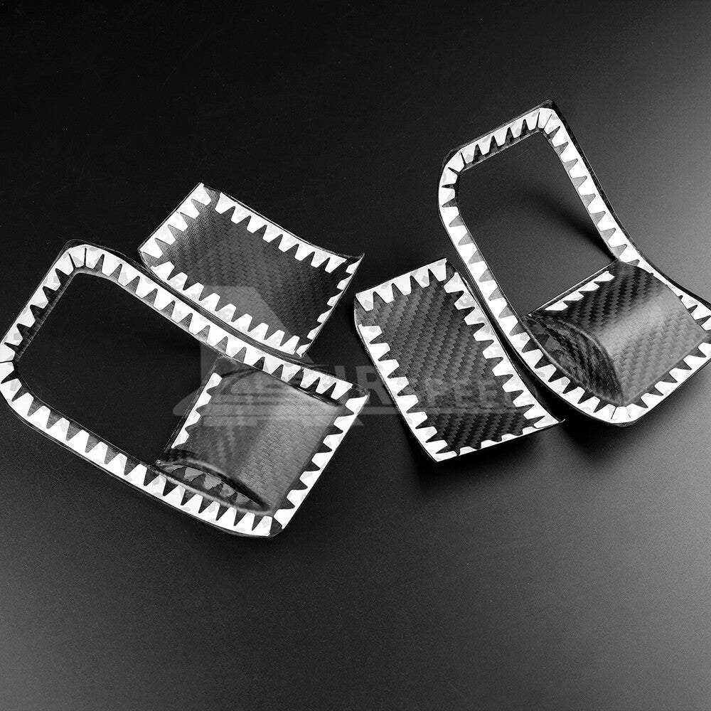 REAL HARD Carbon Fiber Seat Back Panel Cover Black For Subaru BRZ GR86 2021-2023 - detail view 8