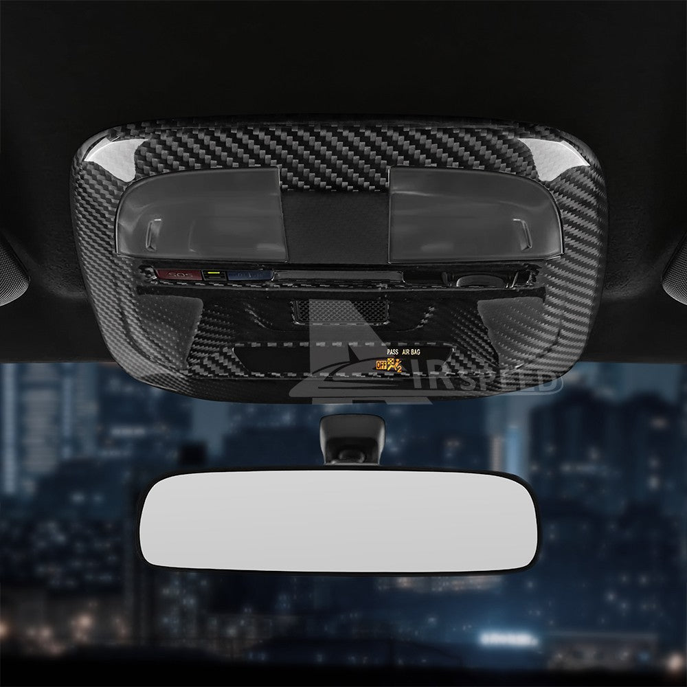 Reading Light Cover BLACK HARD Carbon Fiber for Toyota GR86 Subaru BRZ 2021-2023 - detail view 6