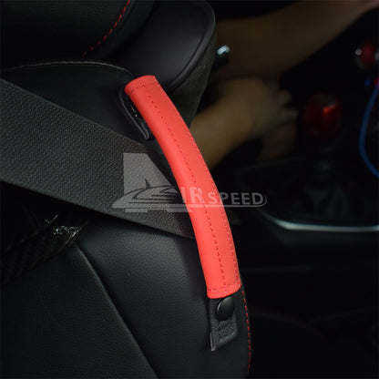 For Subaru BRZ GR86 2021-2026 Car Seat Safety Belt Fixation Strap Cover Trim Red - FREE GIFT