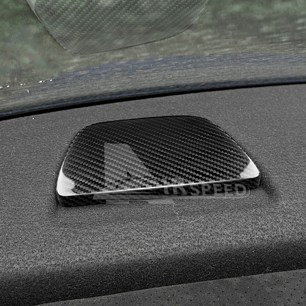 For Subaru BRZ GR86 2021-2023 Rear Seat Upper Cover REAL HARD Carbon Fiber BLACK - detail view 4