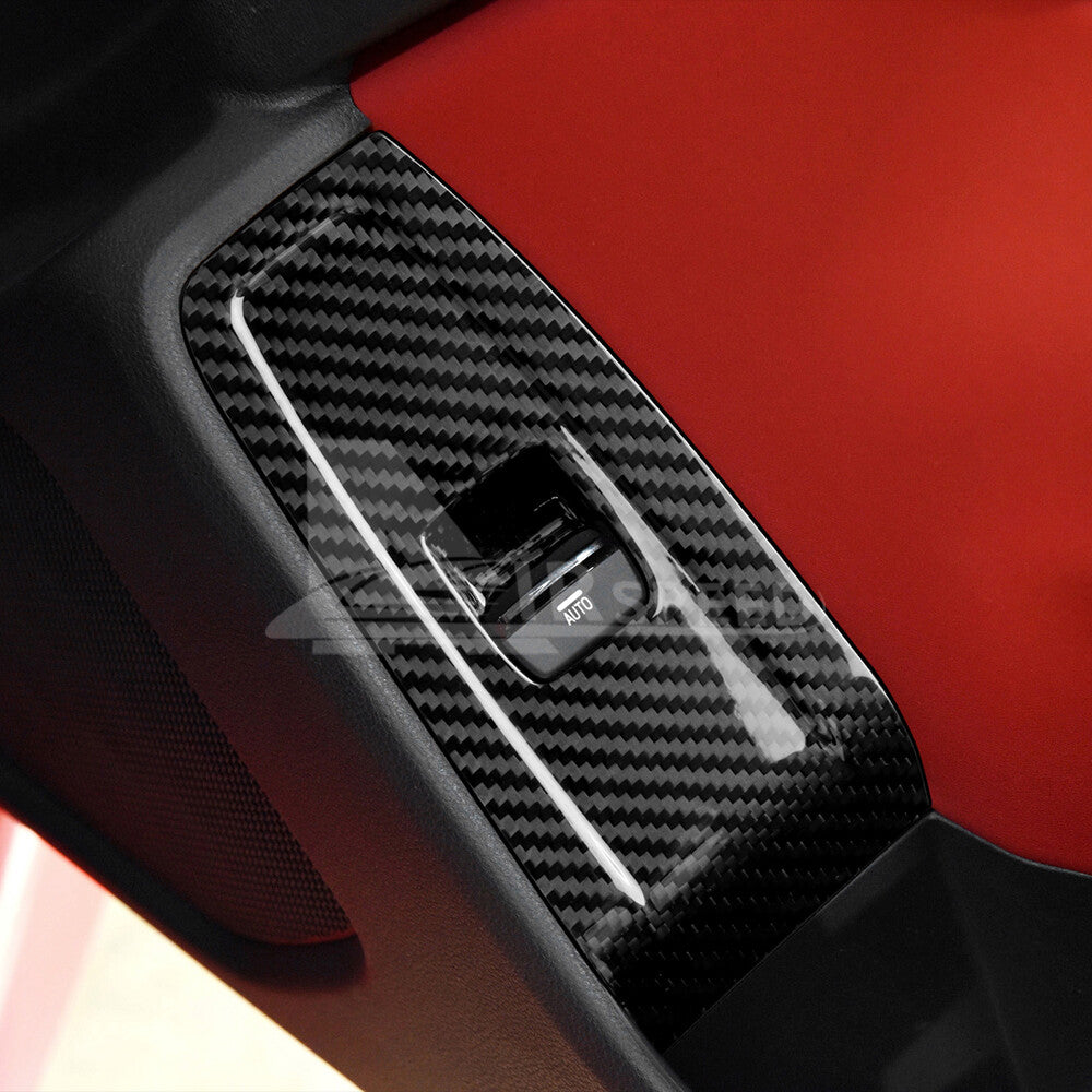 REAL HARD Carbon Fiber Window Control Button Cover For Subaru BRZ GR86 21-23 - detail view 6