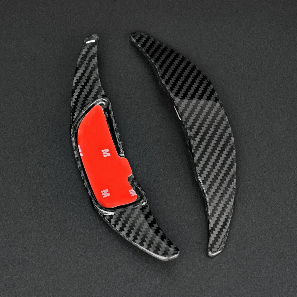 Black Steering Wheel Paddle Shifter Extension For Benz E63 E53 E43 GLA45 2016-19