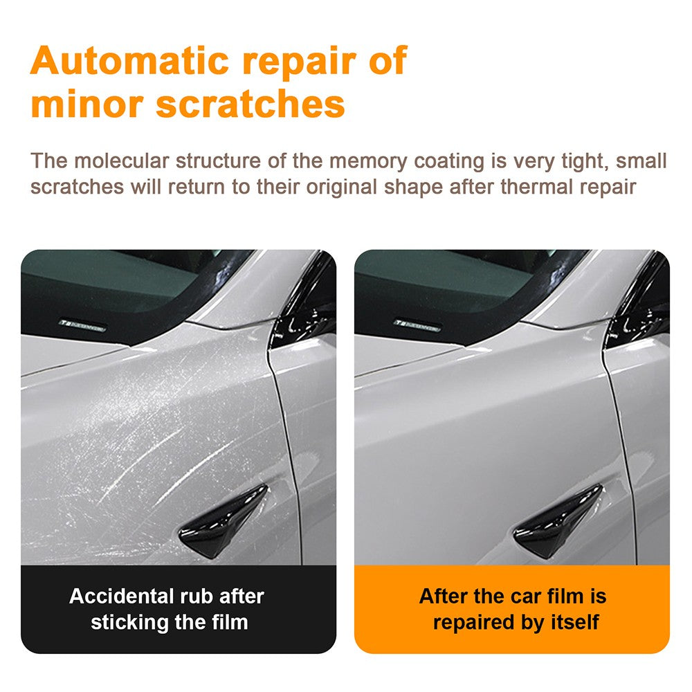 Car Front Bumper Precut Paint Protection Film Clear for Tesla Model Y 2020-2024 - FREE GIFT