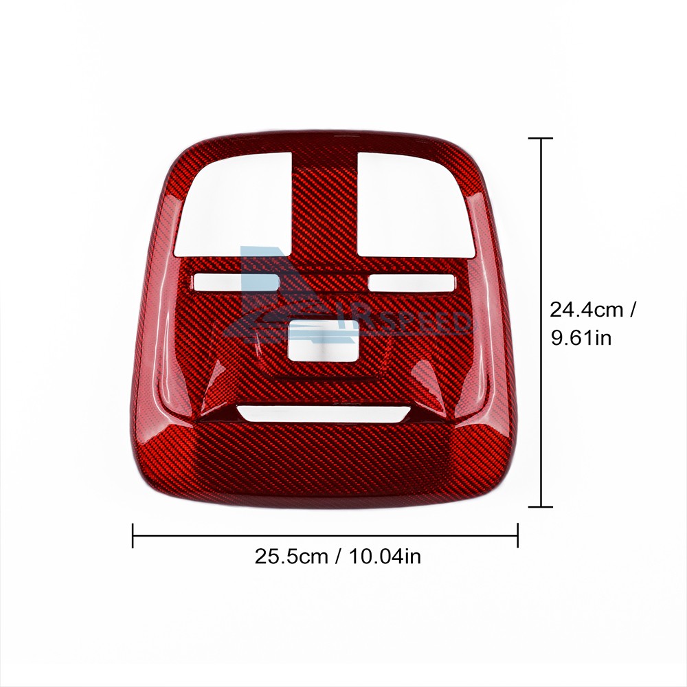 Reading Light Cover RED HARD Carbon Fiber for Toyota GR86 Subaru BRZ 2021-2023 - detail view 3