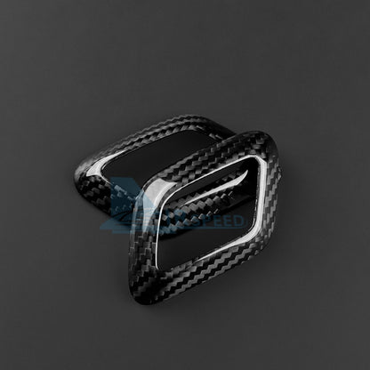 Center Gear Shift Head Cover BLACK HARD Carbon Fiber for Ford F-150 2015-2020 - detail view 9